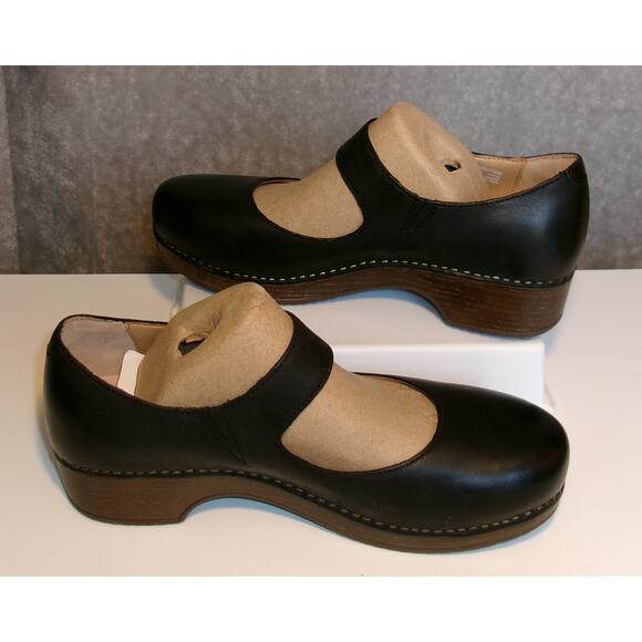 NIB Dansko Beatrice Black Burnished Nubuck EU 39 US 8.5-9 - Picture 1 of 9